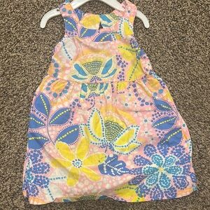 Colorful Floral Sleeveless Dress